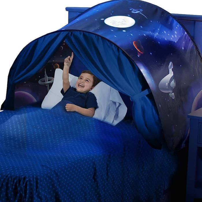 Tente De Jeu Lit Enfant Garcon Fille Ciels Tente De Reve Moustiquaires Aventure Spatiale Cdiscount Maison