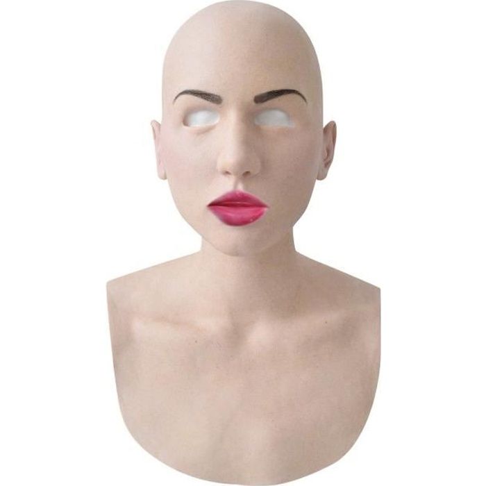 Masque de travesti en Silicone réaliste pour femme, déguisement