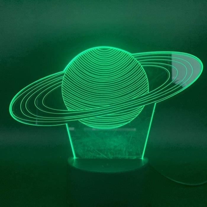 Lampe LED 3D Illusion - Veilleuse Fée Pour Enfants Et Ados