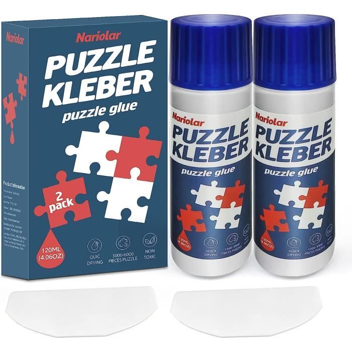 Colle Puzzle Transparent With Applicator Approprié Pour Fixer Et Accrocher  Des Puzzles, Séchage Rapide, 120Ml*2[u2476] - Cdiscount Jeux - Jouets