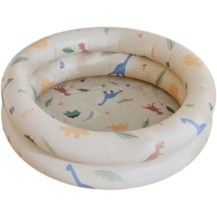 Pataugeoire Gonflable GUBOOM Pour Enfants - Diamètre 80 Cm, Hauteur 25 Cm, Capacité 100L, PVC Sans BPA, Pour Jardin Et Intérieur - 4