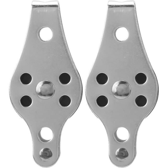 Poulie Directionnelle Acier Inoxydable 304 - Capacité 250kg - Rotation 360° - Usage DIY & Extérieur