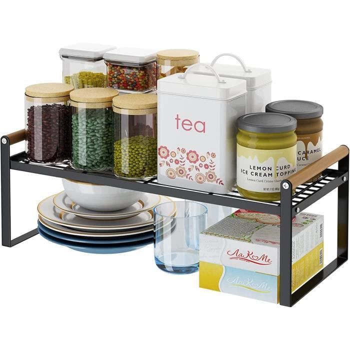 Étagère à Épices Cusine Porte Épice Organisateur de Rangement en Métal