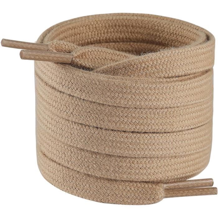 2 Paires Lacets Plats Premium 100 Coton paisseur 8 Mm Lacets