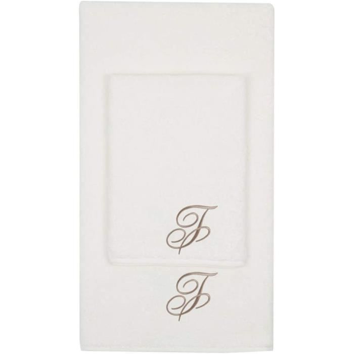 Hermet SSC Napoli Set 2 Serviettes De Bain Officielles - 100% Coton - Visage Et Bidet