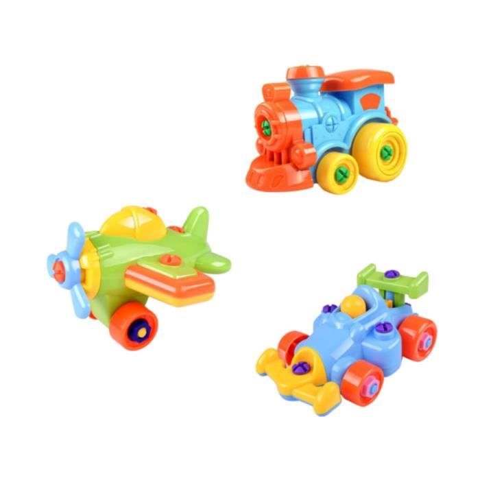 Jouet De Construction 3D à Visser Pour Enfants 3-5 Ans - 151 Pièces Avec Perceuse électrique - Puzzle Créatif DIY - Boîte De Rangement Incluse