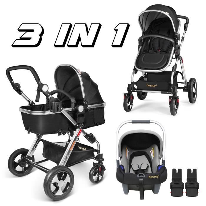 poussette 3 en 1 cdiscount