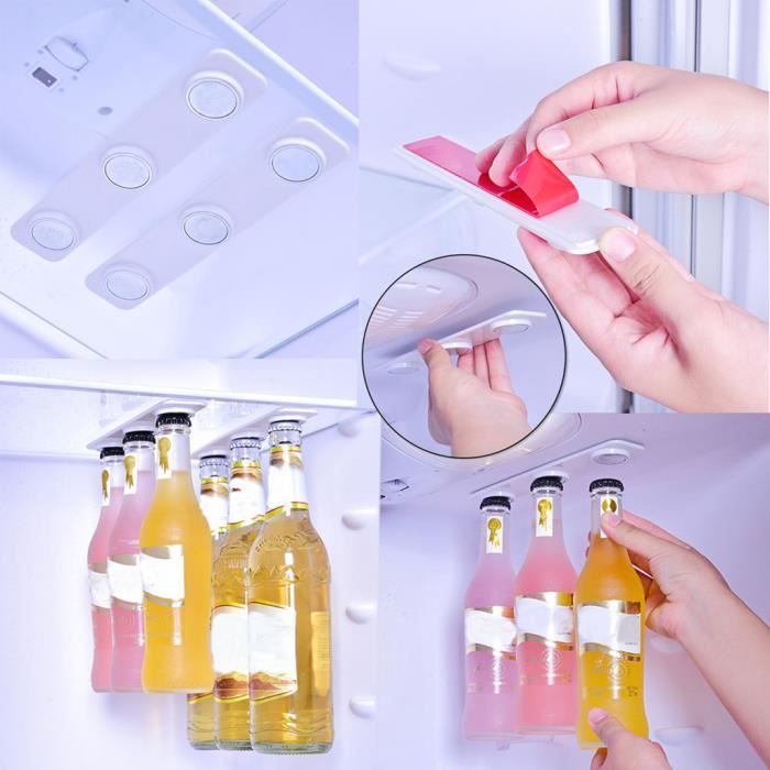 Aimant Magnet Pour Frigo En Forme De Bouchon De Liège De Bouteille De Vin - Multicolore, Résine