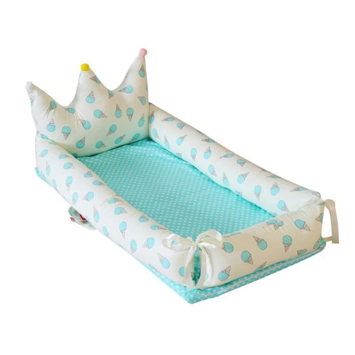 Reducteur De Lit Bebe Portable Amovible Couronne F Sweet Tube Bleu Sans Couette Cdiscount Puericulture Eveil Bebe
