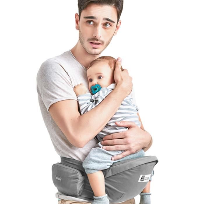 Ceinture Porte Bébé Tabouret Gris Haute Qualité – Siège, Portage