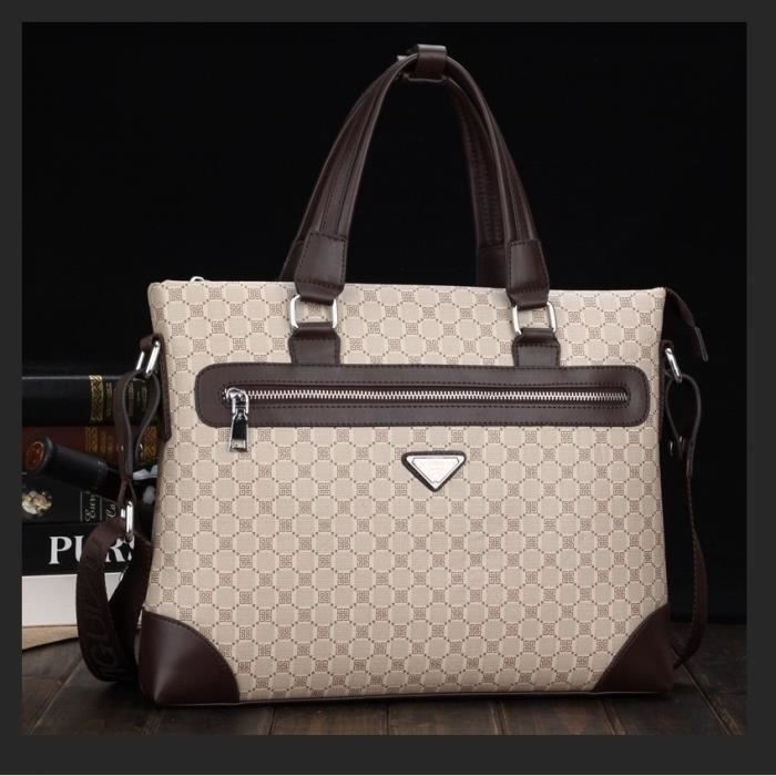 Sacoche Homme Luxe Porte Document Ordinateur - Achat / Vente attach?�-case Sacoche Homme Luxe 
