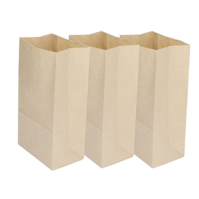 100 Sachets En Papier Kegel - Sachets à Chips Résistants à La Graisse, Idéaux Pour Les