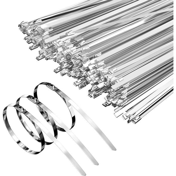 Fixation Grillage Rigide Sur Mur, Collier De Serrage Inox, U