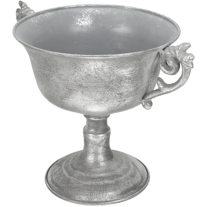 Jardinière En Fonte Esschert Design - Urne Française Marron Antique