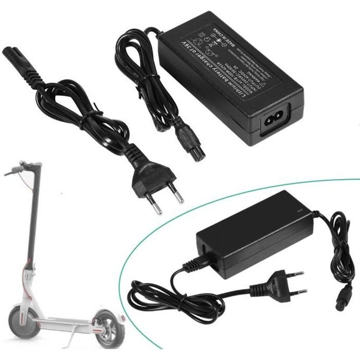 Chargeur électrique pour trottinette HitWay - 48V - 1,5A - 13S