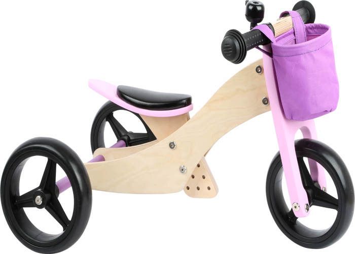 Draisienne Tricycle 2 En 1 Rose