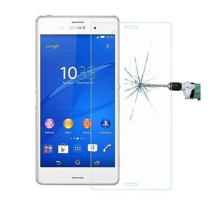 Protection écran Verre Trempé 9H Pour Sony Xperia M2 - Anti-rayures Et Anti-casse - Neuf