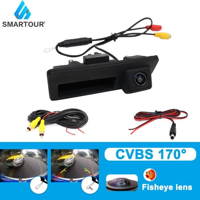 Etanche éversible caméra de guidon spécifique au véhicule intégré dans le boîtier poignée vue arrière caméra de recul pour Audi A3 A4 4F S4 B7 B6 8E 8H 8P A4L A6L A8L