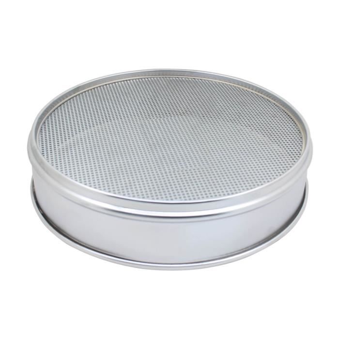 Lot De 4 Tamis De Jardin En Acier Inoxydable - Mailles 2/2,8/3,8/5 Mm - Poignée Antidérapante - Pour Compost, Sable, Terre - 4