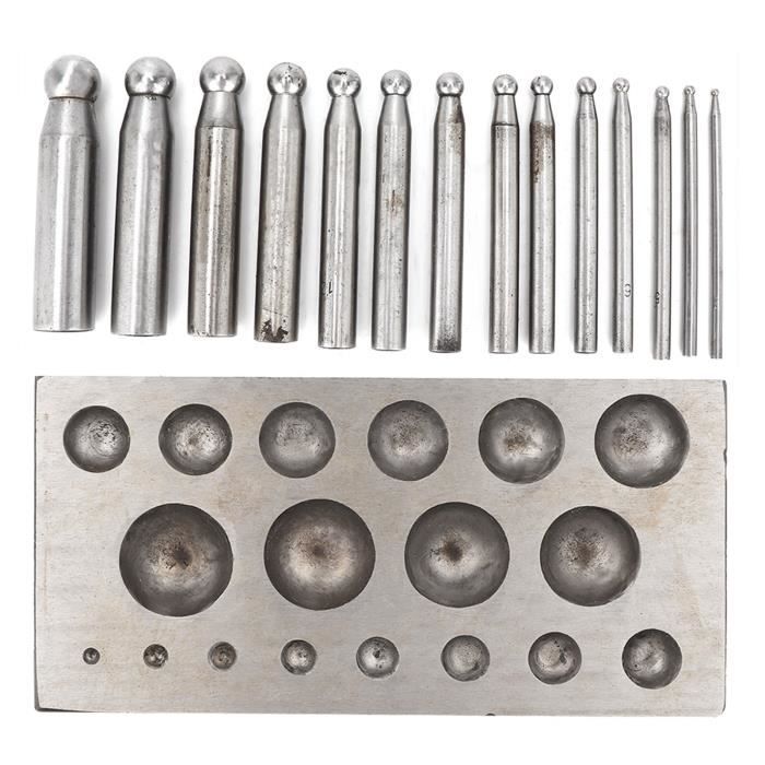 Set De 40 Pièces DS Tool Supply Pour Bijoux - Punches Jumbo De Formage - 3 Pouces - Neuf Sous Emballage