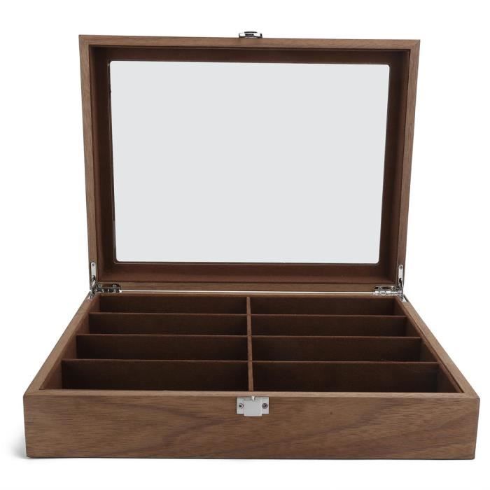Vitrine Organisateur Pour Montres Et Bijoux - Bois Laqué émeraude - Neuf Avec étiquettes