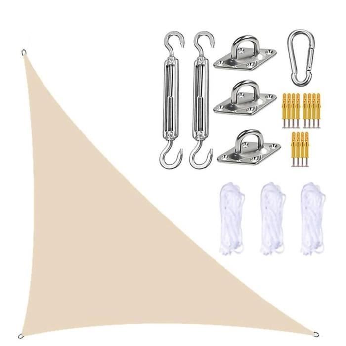 Voile D'ombrage BESTXH - Protection UV 95%, Imperméable, Pour Terrasse Et Jardin - 7