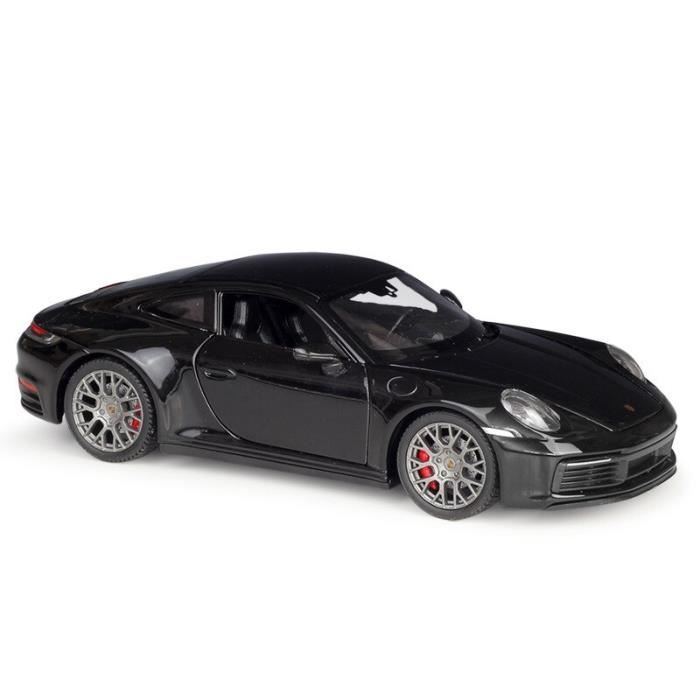 Couleur Noir Avec boîte 1:24 Porsche 911 Carrera 4S Simulateur Jouet Modèle  De Voiture de Sport Voiture En Al - Cdiscount Auto