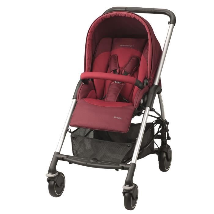 BEBE CONFORT Poussette Citadine Streety 3 Robin Red Cdiscount