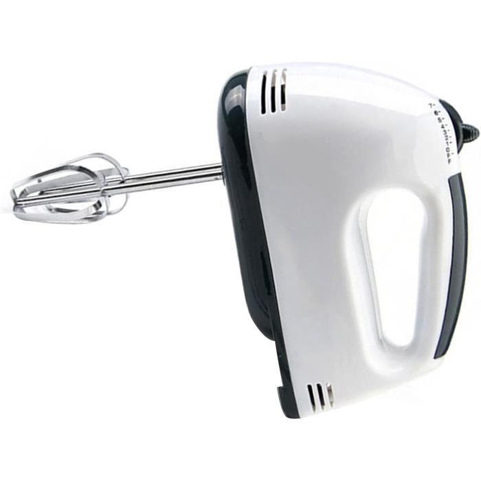 Batteur Cuisine électrique Gâteau Fouet Oeuf Alimentaire Batteur Puissance 120W Avec 2X Batteurs Pour Cuisson Mélangeurs à Main à 5 Vitesses Fouets - Rose