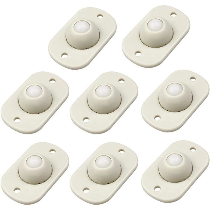 12 Roulettes Pivotantes Autocollantes XPEX - Pour Meubles Et Rangement, Rotation 360° Silencieuse | Lot économique