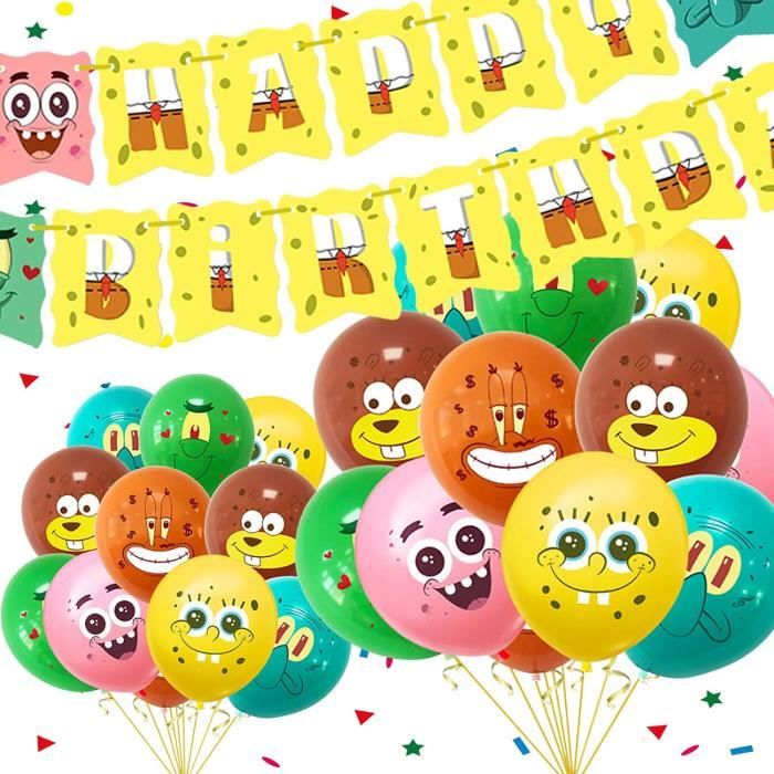 Chat Décorations Festives, Joyeux Anniversaire Et Meow Visage De Chat