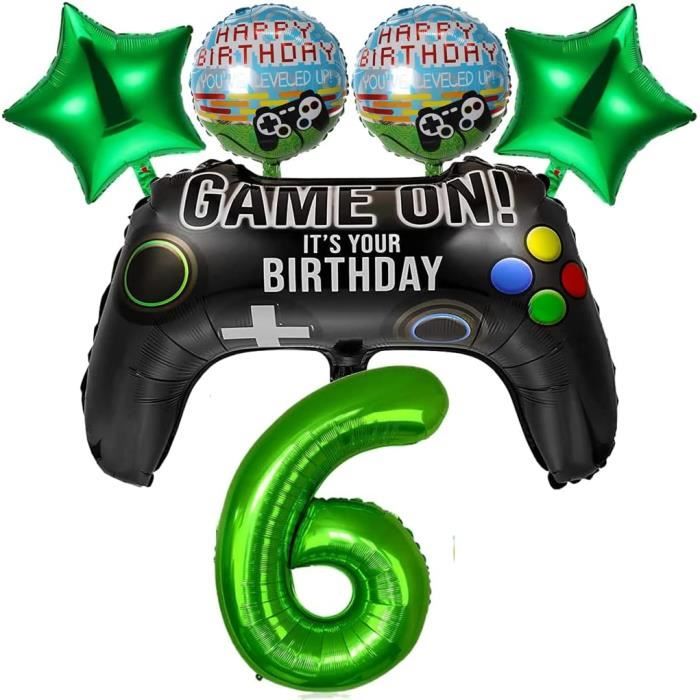 Kit Fête Anniversaire Gamer – Sacs, Porte-clés, Autocollants Thème Jeu Vidéo