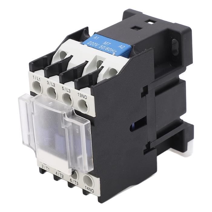 Contacteur AC CJX2-2510 220V 25A - Contacteur Électrique Industriel Haute Sensibilité, Silencieux Et Économe En Énergie