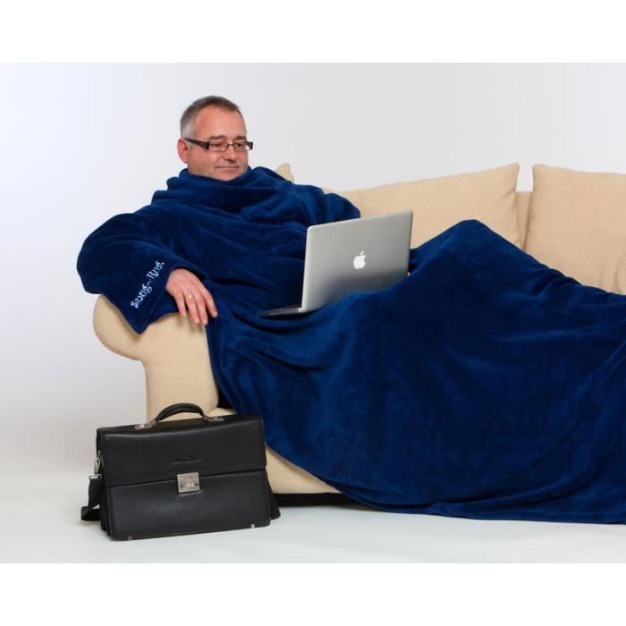 Snug Rug Deluxe L Original Couverture Polaire Avec Manches Achat Vente Couverture Plaid Cdiscount