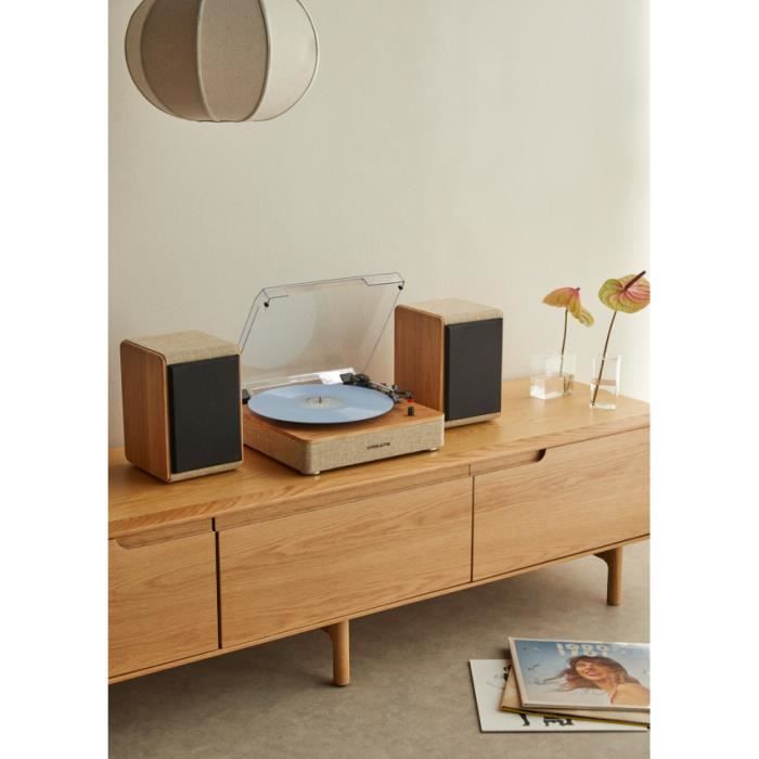 Tourne-disque - Create - Record Player Pro - Bluetooth 5.3 - 2 Haut ...