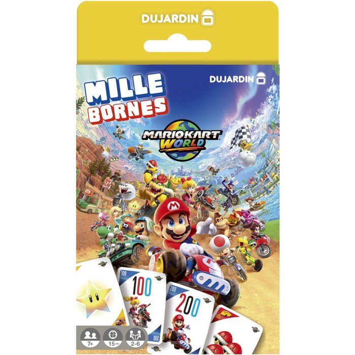 Jeu d'ambiance Dujardin Mille Bornes Pocket Mario Kart World - vue 7