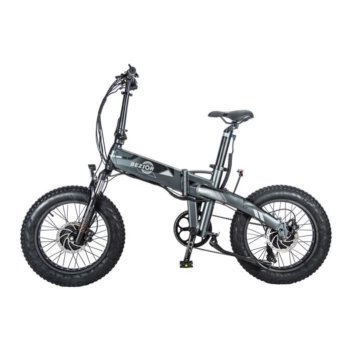 Vélo électrique FAI TOP XF005 - Double batterie 36V (6.4AH+16AH) - Double moteur 500W - Roues Fat 20 pouces