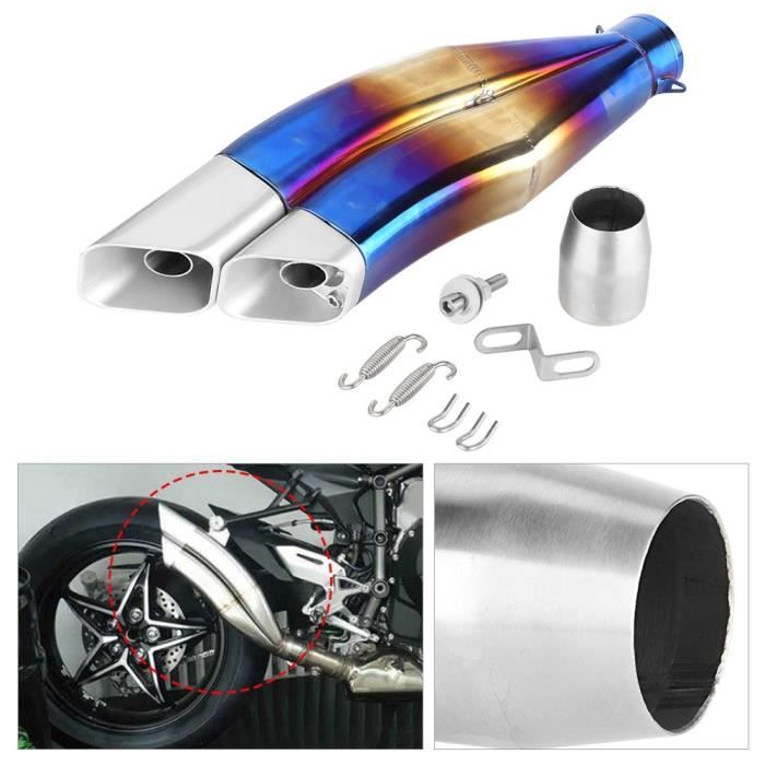 Embout D'échappement Voiture Universel Ovale Enjoliveur Pot Échappement Acier Embout D'échappement Voiture Universel Ovale Enjoliveur Pot Échappement Acier