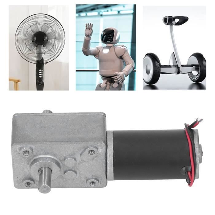 LWOMAN Moteur Véhicule Mini Moteur à Courant continu R380, Moteur à Courant continu 3v 6v 12v 24v, 2000/4600/9900/20300RPM, kit de pièces de Rechange for aspirateur de Voiture Jouet Ride Rechargeable