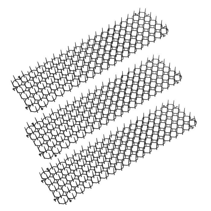 Pic Anti Chat 12 Pièces Tapis Anti-Chat Avec Pointes, 20 X 15 Cm Bandes De Picots En Plastique D 748766