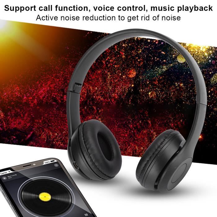Casque Bluetooth PowerLocus P1 - Réduction De Bruit Active, Pliable, Autonomie 14h - Rose Gold