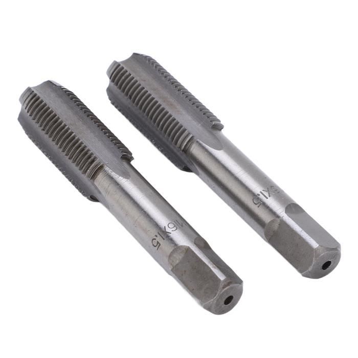 Jeu De 3 Tarauds HSS Métrique - Conique, Intermédiaire, Finisseur - Pour Taraudage à La Main Ou Machine
