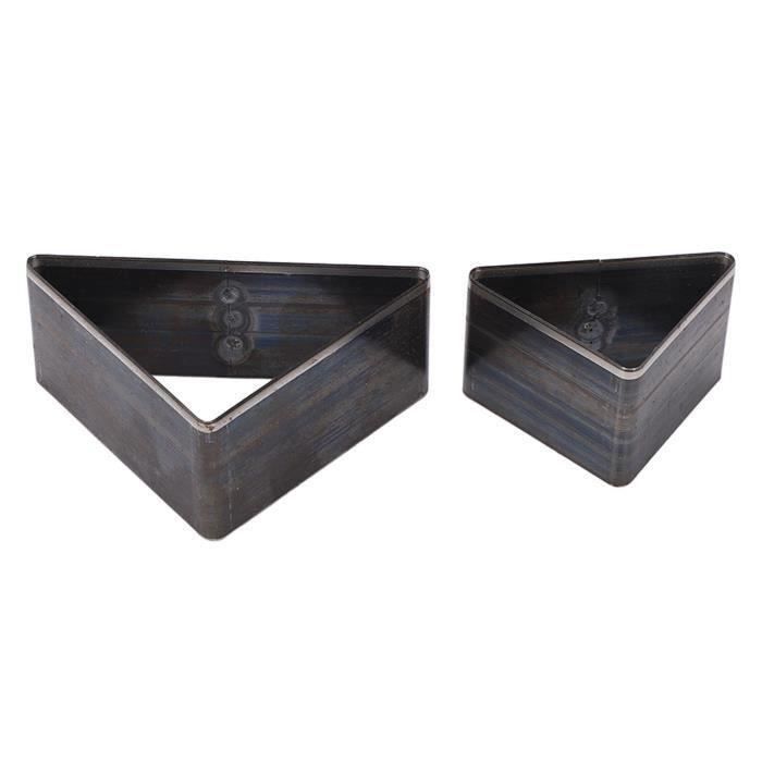 Set De 7 Emporte-pièces Pour Cuir - Tailles 20 à 50mm - Formes Coins Arrondis Et Carrés - Acier Rapide