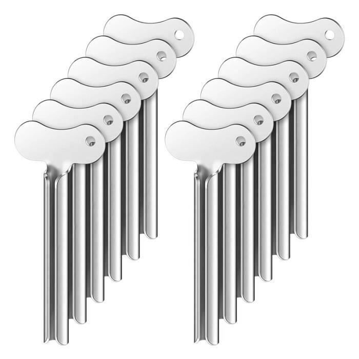 4 Presses à Tube En Inox - Pour Dentifrice, Cosmétiques, Cirage - Réduit Le Gaspillage