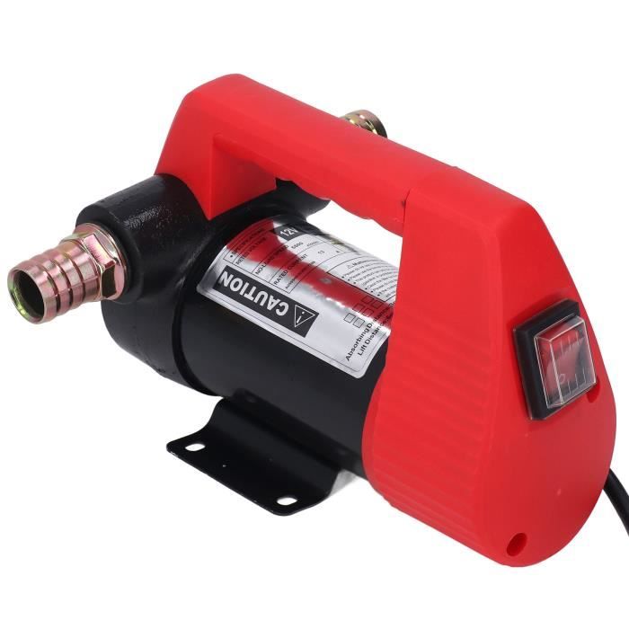Pompe Électrique 12V Diesel & Huile 80W - Vidange Moteur Rapide Pour Voiture, Bateau, Moto, Camion