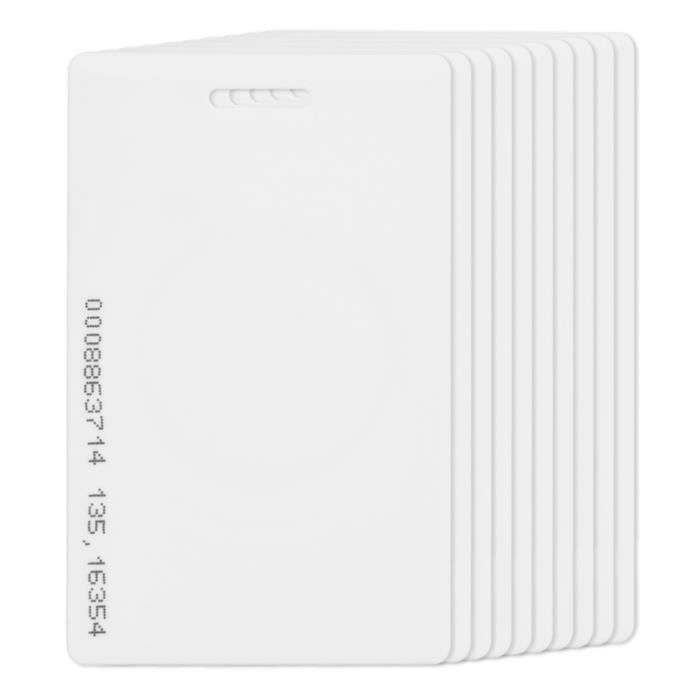 Lot De 10 Badges D'identification RFID 125 KHz Avec Porte-clés, Lisez Et Réécrivez De Type Réinscriptible/statique, Puce T5577 Compatible Avec Puce EM4305, 6 Couleurs Au Choix