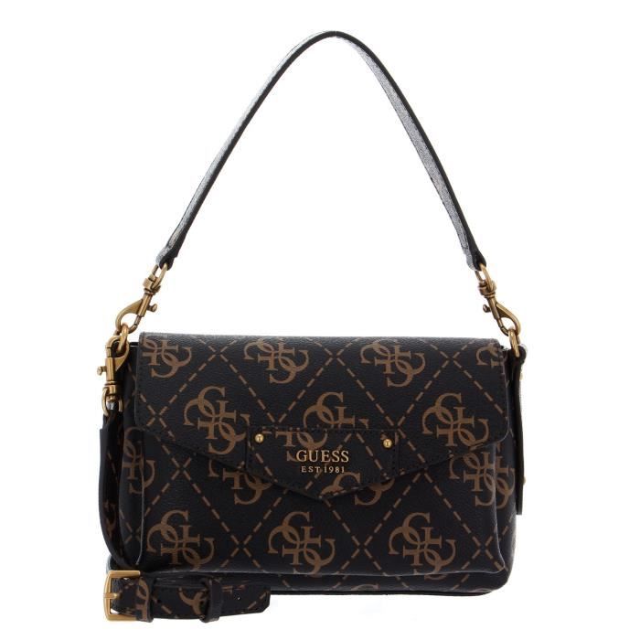 guess shoulder bag brown
