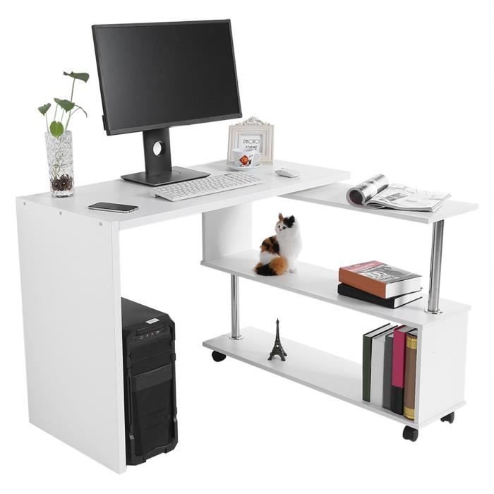 Petit Bureau d'ordinateur Informatique - Table PC Moderne Simple avec Un  Plateau de Clavier - 70x45x75cm - Ton bois clair - Cdiscount Maison