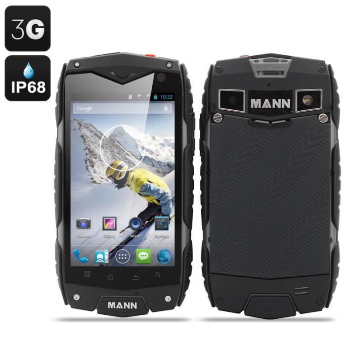 4" MANN ZUG 3 Smartphone - Android 4.3 OS, étanche, antichoc,Cell