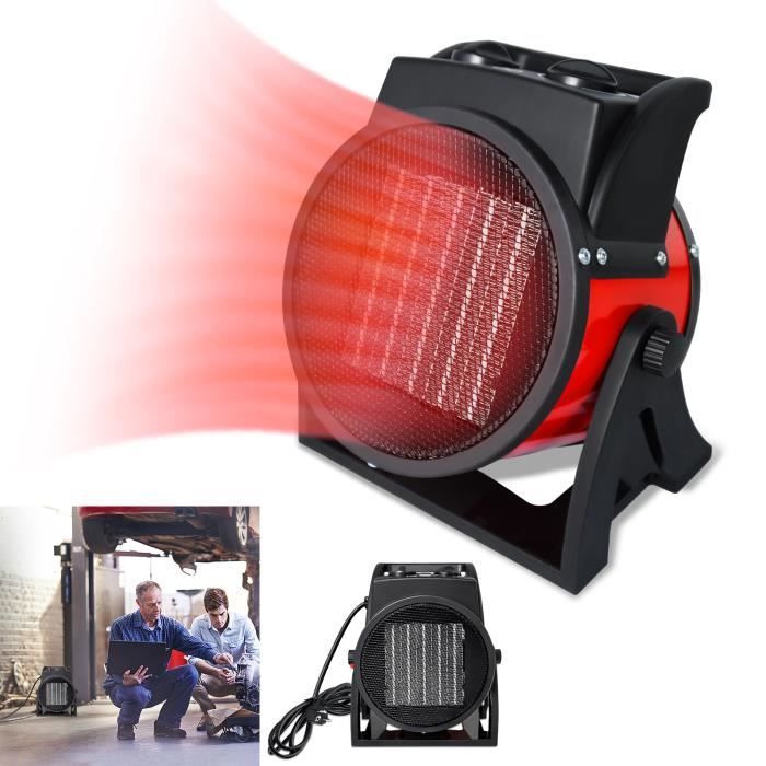 Comparer les prix de LARS360 Radiateur Soufflant Aérotherme Économie d'énergie 2000W Appareil de Chauffage Silencieux en Céramique pour Maison Garage